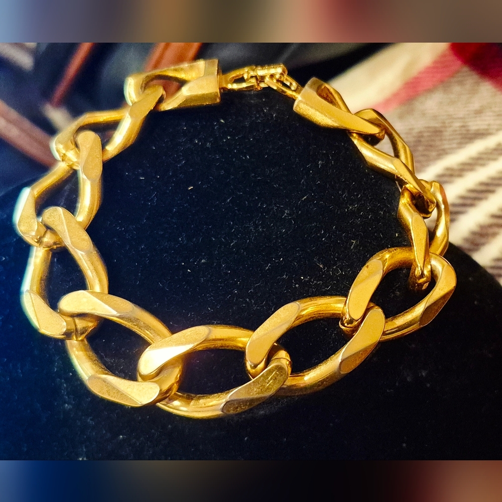 Thick Chain Bracelet Chr. Dior Unisex